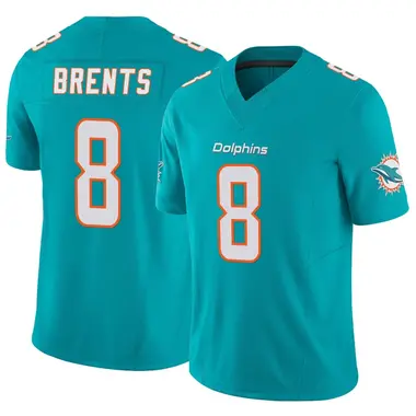 JuJu Brents Youth Limited Aqua Miami Dolphins Vapor F.U.S.E. Jersey
