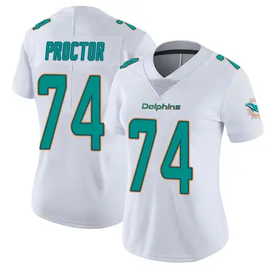 Kadyn Proctor Women's White Miami Dolphins limited Vapor Untouchable Jersey