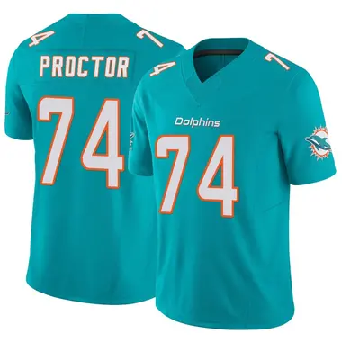 Kadyn Proctor Youth Limited Aqua Miami Dolphins Vapor F.U.S.E. Jersey