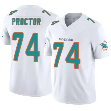 Kadyn Proctor Youth Limited White Miami Dolphins Vapor F.U.S.E. Jersey
