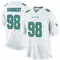 Kahlil Saunders Youth Game White Miami Dolphins Jersey