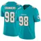 Kahlil Saunders Youth Limited Aqua Miami Dolphins Vapor F.U.S.E. Jersey
