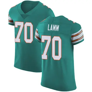 Kendall Lamm Men's Elite Green Miami Dolphins Aqua Alternate Vapor Untouchable Jersey