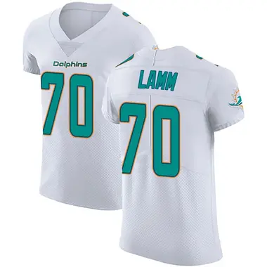 Kendall Lamm Men's Elite White Miami Dolphins Vapor Untouchable Jersey