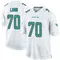 Kendall Lamm Men's Game White Miami Dolphins Jersey