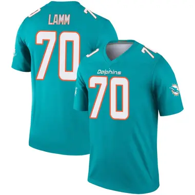 Kendall Lamm Men's Legend Aqua Miami Dolphins Jersey