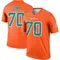 Kendall Lamm Men's Legend Orange Miami Dolphins Inverted Jersey