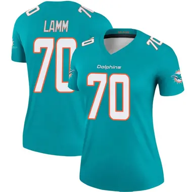 Kendall Lamm Women's Legend Aqua Miami Dolphins Jersey