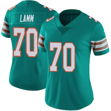 Kendall Lamm Women's Limited Aqua Miami Dolphins Alternate Vapor Untouchable Jersey