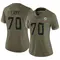 Kendall Lamm Women's Limited Olive Miami Dolphins 2022 Salute To Service Jersey