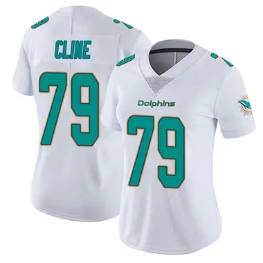 Kevin Cline Women's White Miami Dolphins limited Vapor Untouchable Jersey