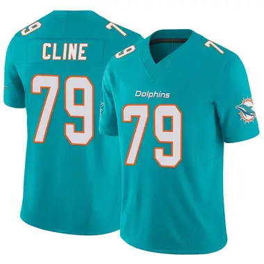 Kevin Cline Youth Limited Aqua Miami Dolphins Vapor F.U.S.E. Jersey