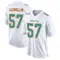 Max Llewellyn Youth Game White Miami Dolphins Fashion Jersey