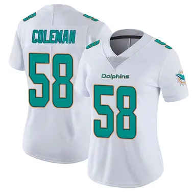 Seth Coleman Women's White Miami Dolphins limited Vapor Untouchable Jersey