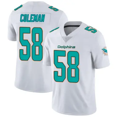 Seth Coleman Youth White Miami Dolphins limited Vapor Untouchable Jersey