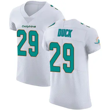 Storm Duck Men's Elite White Miami Dolphins Vapor Untouchable Jersey