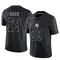 Storm Duck Men's Limited Black Miami Dolphins Reflective Jersey