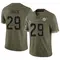 Storm Duck Men's Limited Olive Miami Dolphins 2022 Salute To Service Jersey