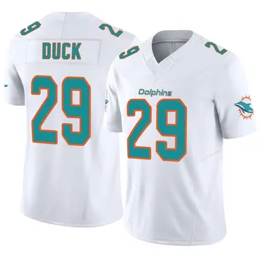 Storm Duck Men's Limited White Miami Dolphins Vapor F.U.S.E. Jersey