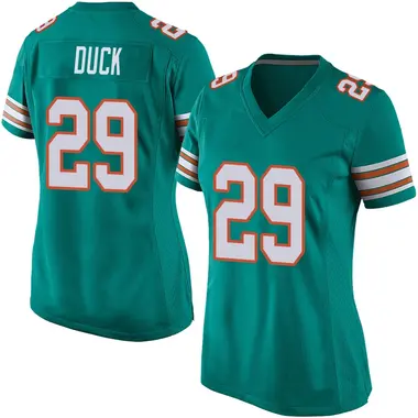 Storm Duck Women's Game Aqua Miami Dolphins Alternate Jersey