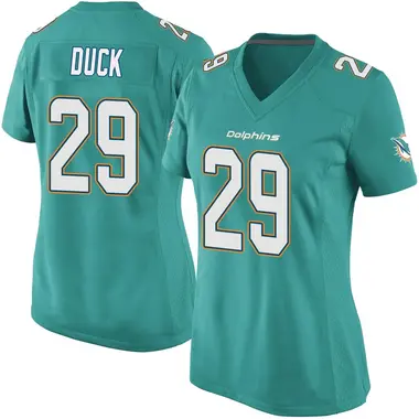 Storm Duck Women's Game Aqua Miami Dolphins Team Color Jersey