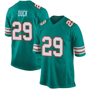 Storm Duck Youth Game Aqua Miami Dolphins Alternate Jersey