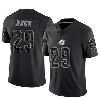 Storm Duck Youth Limited Black Miami Dolphins Reflective Jersey