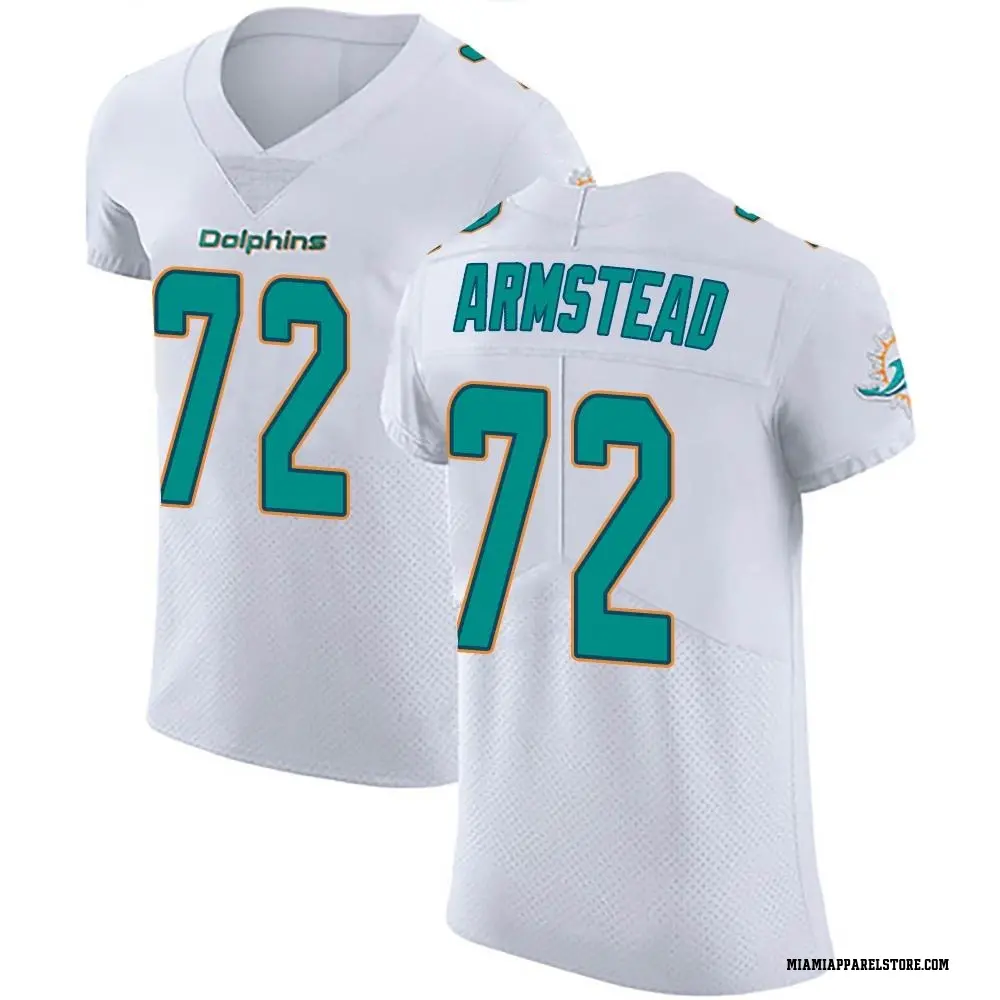 Terron Armstead Men's Elite White Miami Dolphins Vapor Untouchable Jersey