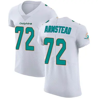 Terron Armstead Men's Elite White Miami Dolphins Vapor Untouchable Jersey