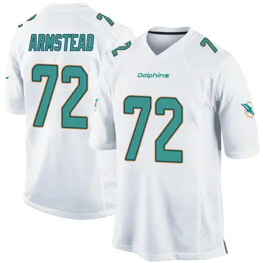 Terron Armstead Men's Game White Miami Dolphins Jersey