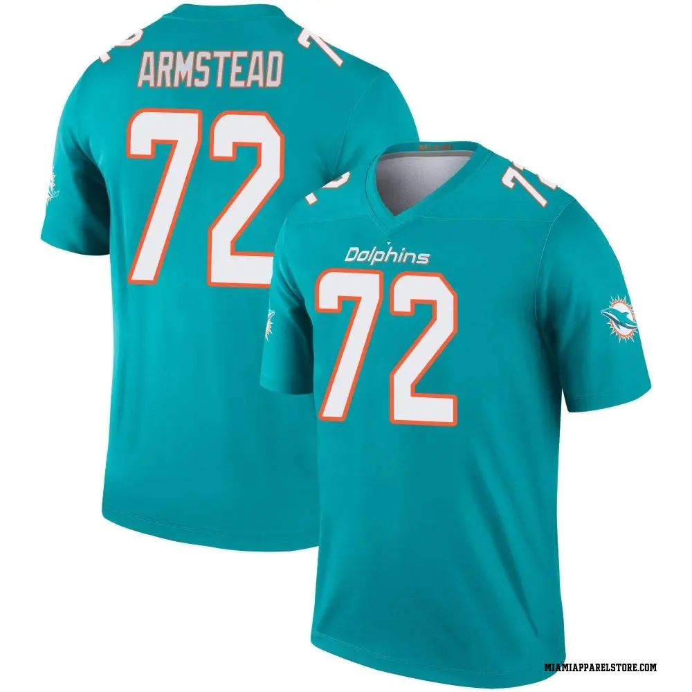 Terron Armstead Men's Legend Aqua Miami Dolphins Jersey
