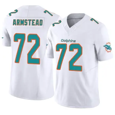 Terron Armstead Men's Limited White Miami Dolphins Vapor F.U.S.E. Jersey