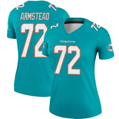 Terron Armstead Women's Legend Aqua Miami Dolphins Jersey