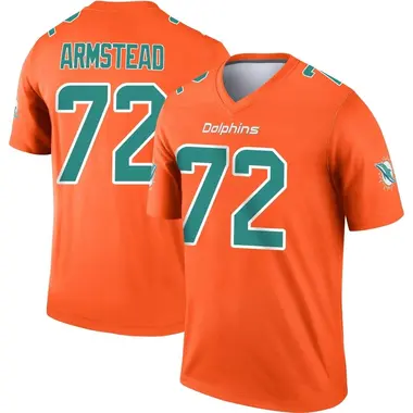 Terron Armstead Youth Legend Orange Miami Dolphins Inverted Jersey