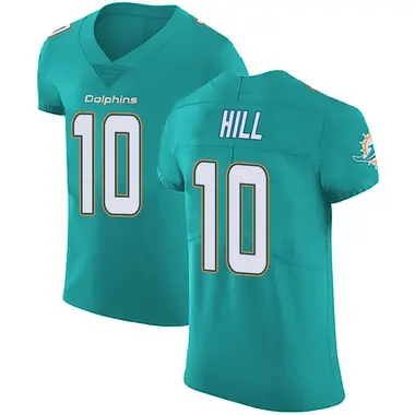 Tyreek Hill Men's Elite Green Miami Dolphins Aqua Team Color Vapor Untouchable Jersey