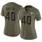 Willie Gay Jr. Women's Limited Olive Miami Dolphins 2022 Salute To Service Jersey