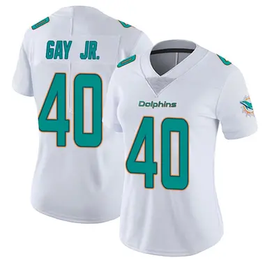 Willie Gay Jr. Women's White Miami Dolphins limited Vapor Untouchable Jersey